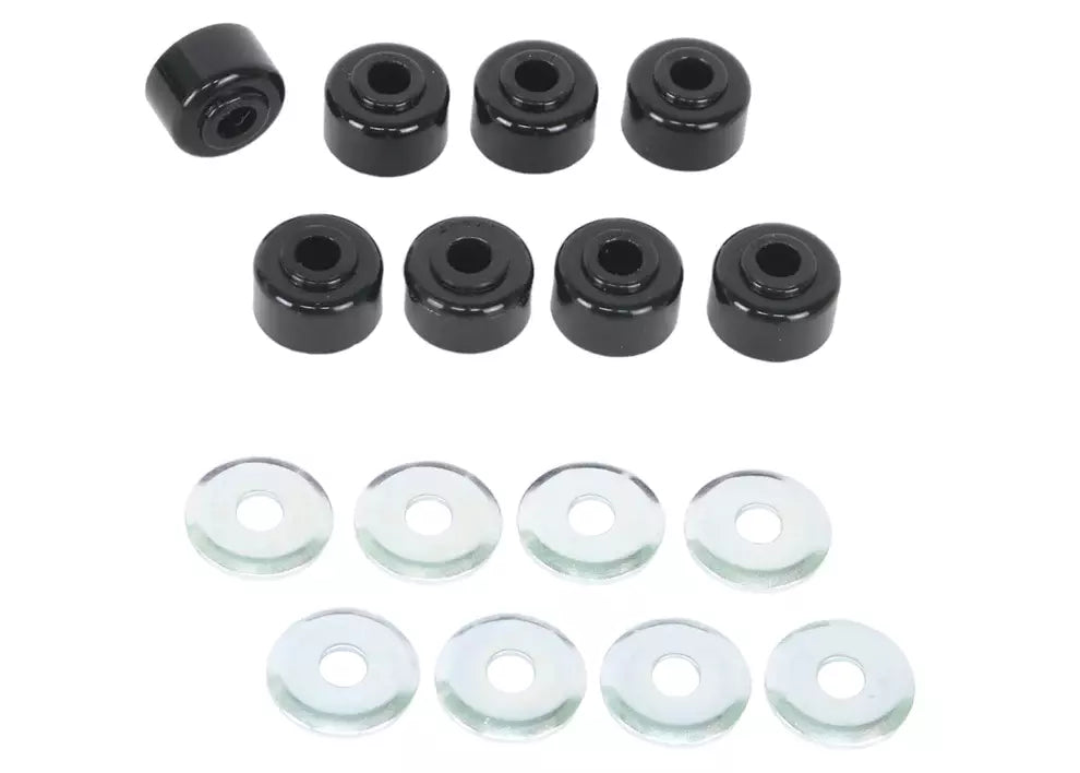 Whiteline Performance 3/8 in ID End Link Bushing - 1-1/8 in OD - 11/16 in Nipple (Set of 8)