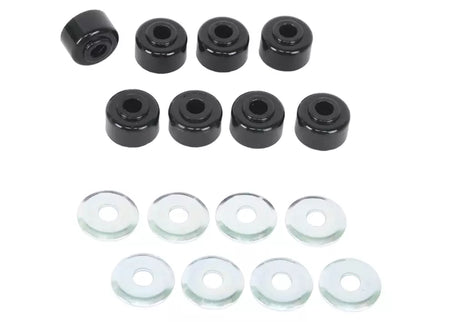 Whiteline Performance 3/8 in ID End Link Bushing - 1-1/8 in OD - 11/16 in Nipple (Set of 8)