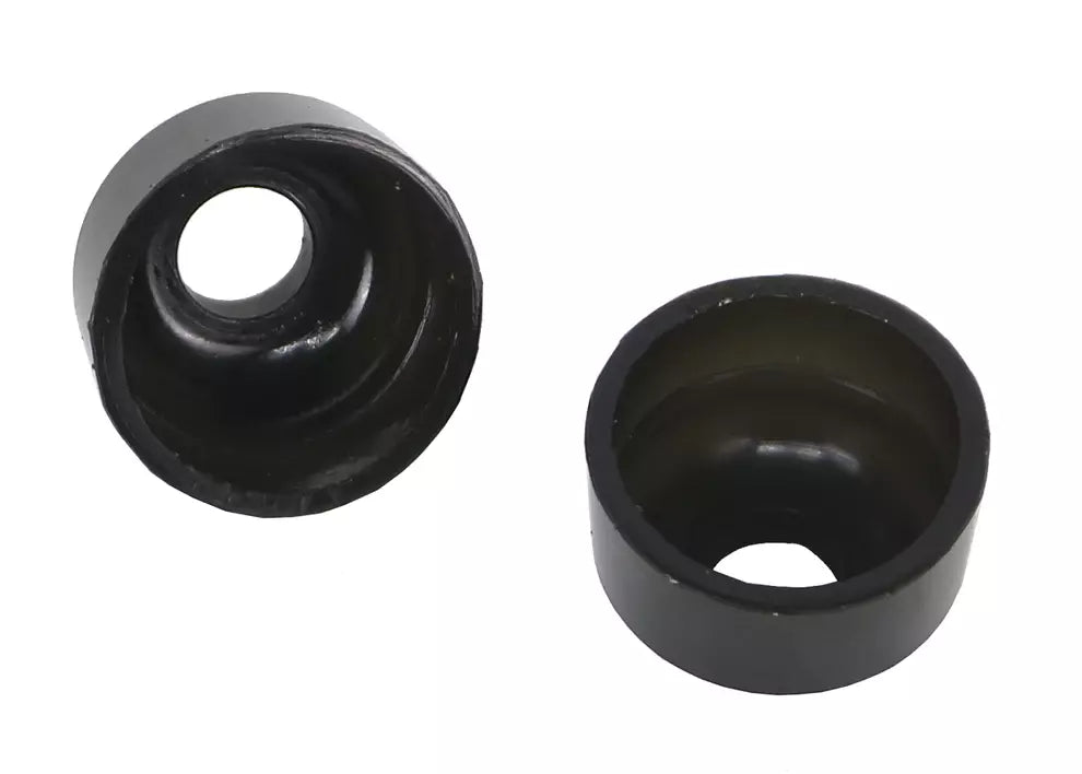 Whiteline Performance Tie Rod Dust Boot - 0.5 in ID - 1-1/4 in OD Rod End - Black (Pair)