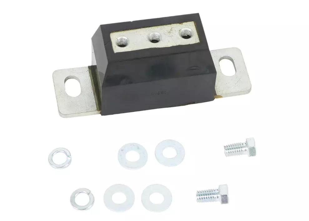 Whiteline Performance Transmission Mount - Black / Zinc Oxide - Ford Mustang 1979-93