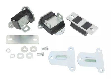 Whiteline Performance Motor & Transmission Mount Kit - Zinc Oxide / Black - Chevy Corvette 1963-82
