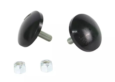 Whiteline Performance Front Bump Stop - 0.5 in Tall - 2 in OD - (Pair)