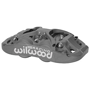 Wilwood XRZ4R Brake Caliper - Driver Side - Gray - 5.98 in Radial Mount