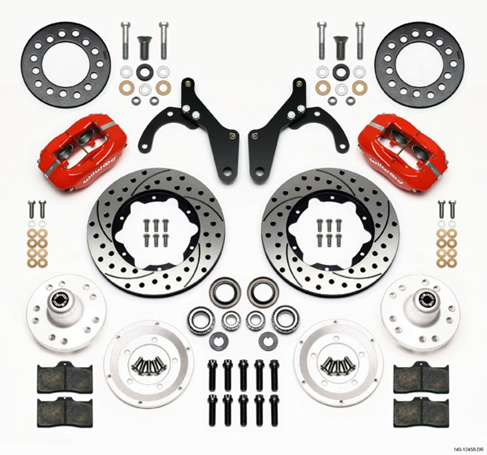 Wilwood Dynalite Pro Series 4 Piston Front Brake Kit - GM B-Body / Corvette 1959-64