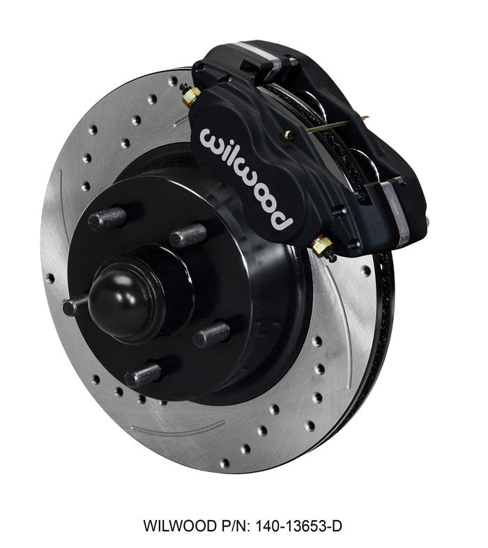 Wilwood Classic Series Dynalite 4 Piston Front Brake Kit - Gray - Ford / Mercury 1960-68