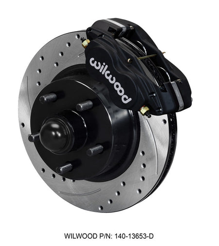 Wilwood Classic Series Dynalite 4 Piston Front Brake Kit - Gray - Ford / Mercury 1960-68