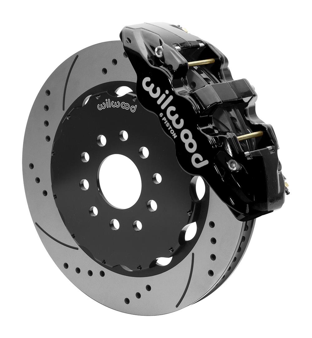 Wilwood AERO6 Big Brake 6 Piston Front Brake Kit - Black - Chevy Corvette 1997-2013