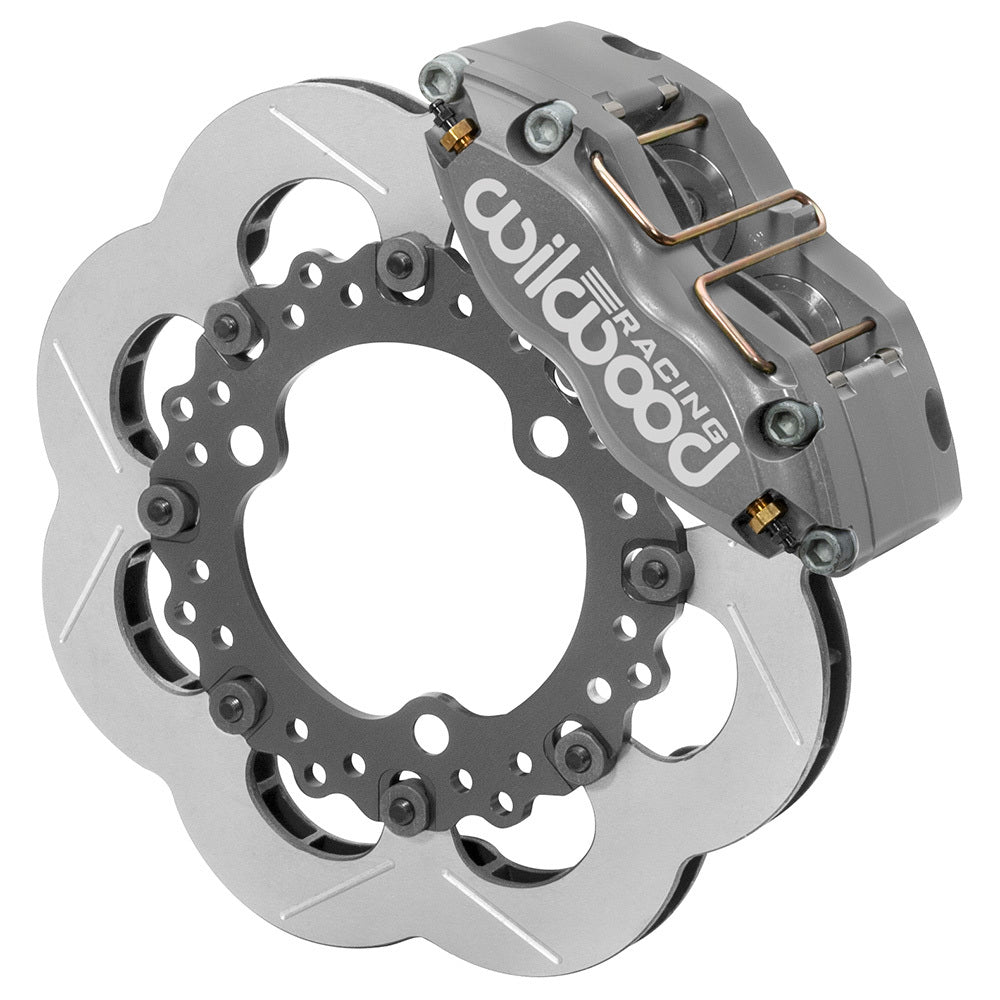 Wilwood Dynapro Radial 4 Piston Front Brake Kit - Gray - Sprint Car