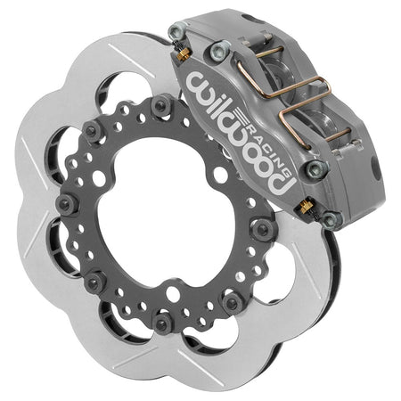 Wilwood Dynapro Radial 4 Piston Front Brake Kit - Gray - Sprint Car
