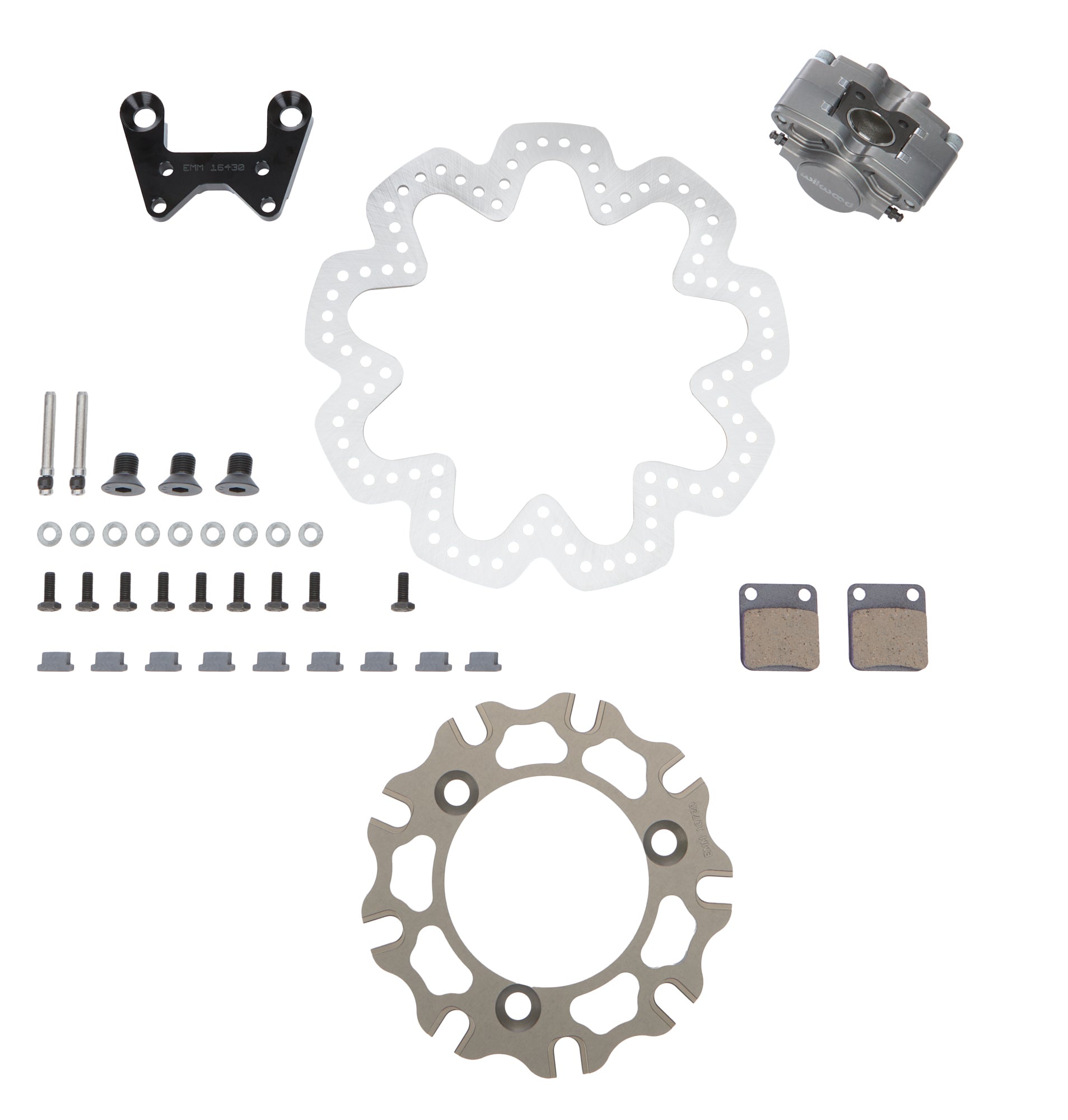 Wilwood GP200 Front Brake Kit - Gray - Sprint Car