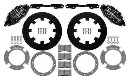 Wilwood UTV4 Rear Brake Kit - Black - Can-Am Maverick 2017-23