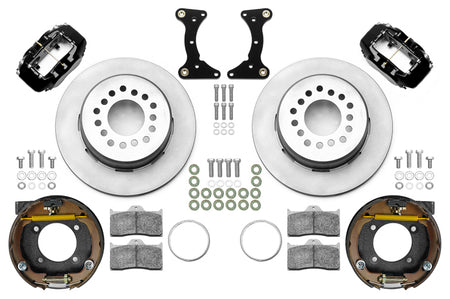 Wilwood Forged Dynalite 4 Piston Rear Brake Kit - Black - GM G-Body 1978-88 140-17121
