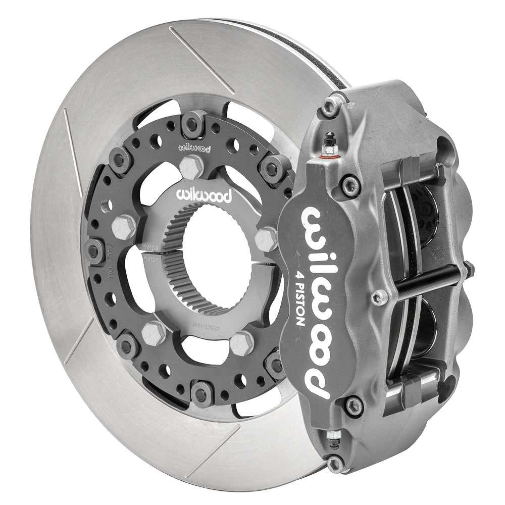 Wilwood Forged Superlite 4 Piston Rear Brake Kit - Gray - Sprint Car