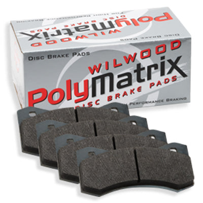 Wilwood PolyMatrix H Compound High Temperature Racing Brake Pads - Wilwood XRZ4R Calipers