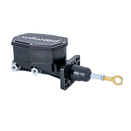 Wilwood Compact Tandem Master Cylinder - 1.00 in Bore - Black - Mopar A-Body / B-Body / E-Body