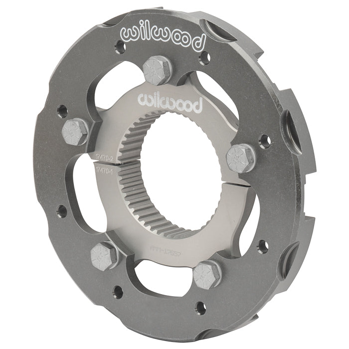 Wilwood Sprint Car Inboard XRZ Floating Rear Hub - 46 Spline - Gray 270-17650