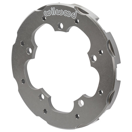 Wilwood Brake Rotor Adapter - 5 x 4.875 in Bolt Pattern to 5 x 5 in Rotor Bolt Pattern - Black