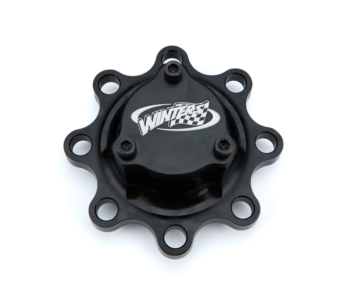 Winters Drive Flange - 8-Bolt - 24 Spline - Oil Filled Wide 5 Hubs - Black