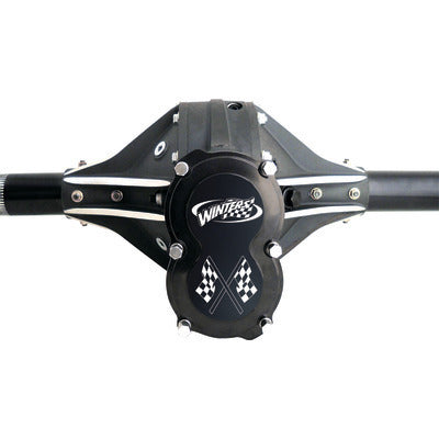 Winters Modified Quick Change Rear Axle Assembly - 2-1/2 in GN - 10 in Ring Gear - 4.86 Ratio - 60 in Wide - 2 in Offset - Aluminum Center