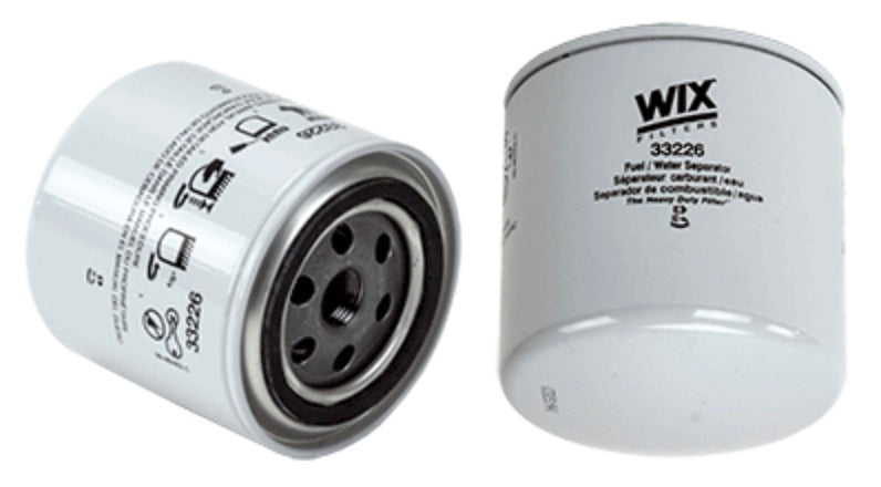 WIX Canister Fuel Filter - 14 Micron - Enhanced Cellulose - White - Mercruiser Marine