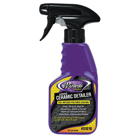 Wizard Hybrid Ceramic Detailer - 8 oz Spray Bottle