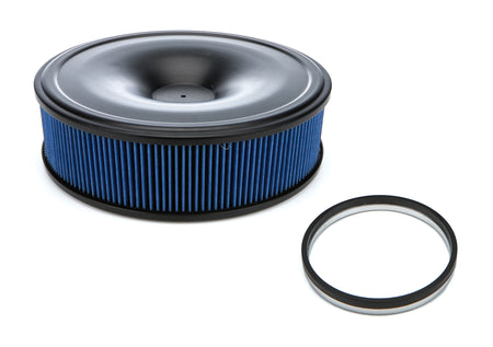 Walker 14 in Round Air Cleaner - 4 in Tall - 5-1/8 in Carb Flange - Black
