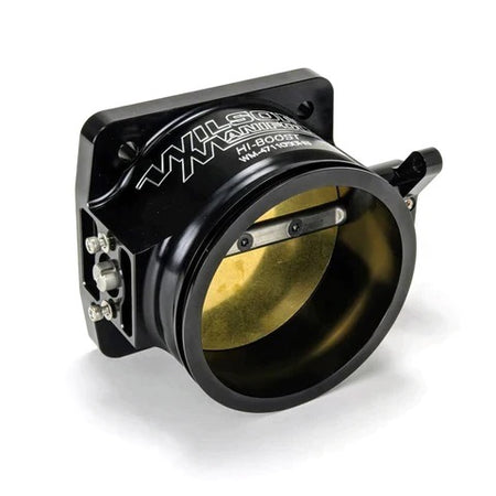 Wilson Manifolds Hi-Boost Throttle Body - 1170 CFM - Ford Style Flange - 90 mm Dual Blade Black