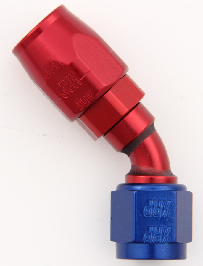 XRP Double Swivel 45° Hose End -06 AN