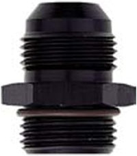 XRP Straight 16 AN Clamshell to 16 AN Male O-Ring Quick Release Adapter - Black