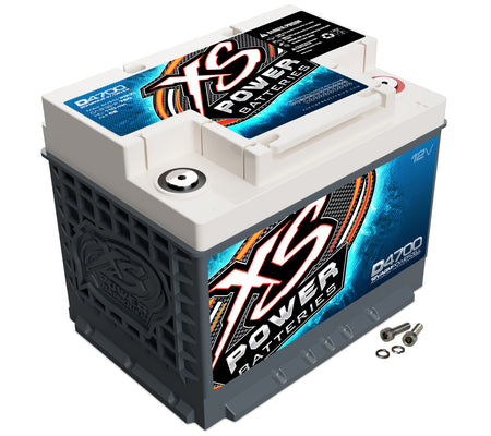 XS Power D-Series Group 47 AGM Battery - 12V - 760 Cranking Amps - Threaded Terminals - Top Terminals