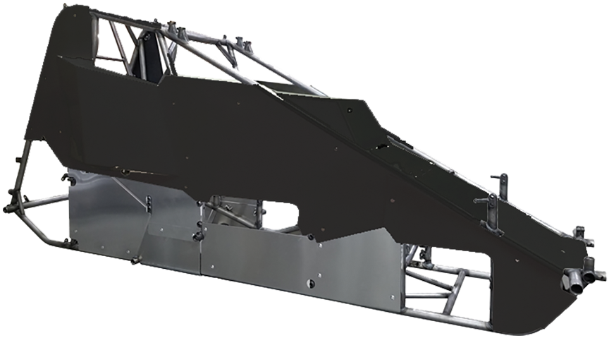Triple X 5-Series Body Package - Black - Triple X Sprint Car