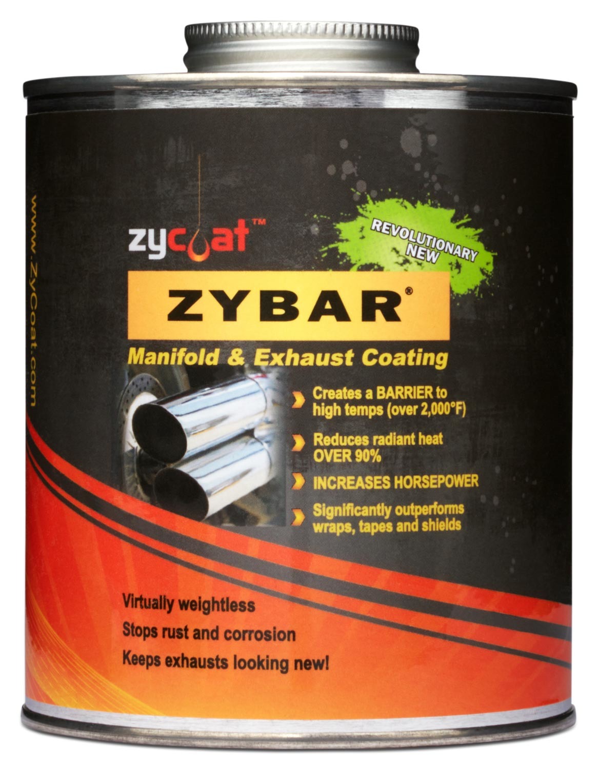 Zycoat High Temperature Ceramic Urethane - Midnight Black - 32 oz Can