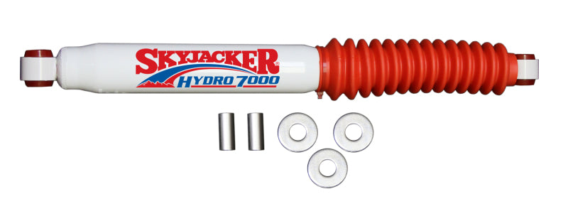 Skyjacker 7000 Series Steering Stabilizer - White Paint - Ford Fullsize Truck 1999-2004