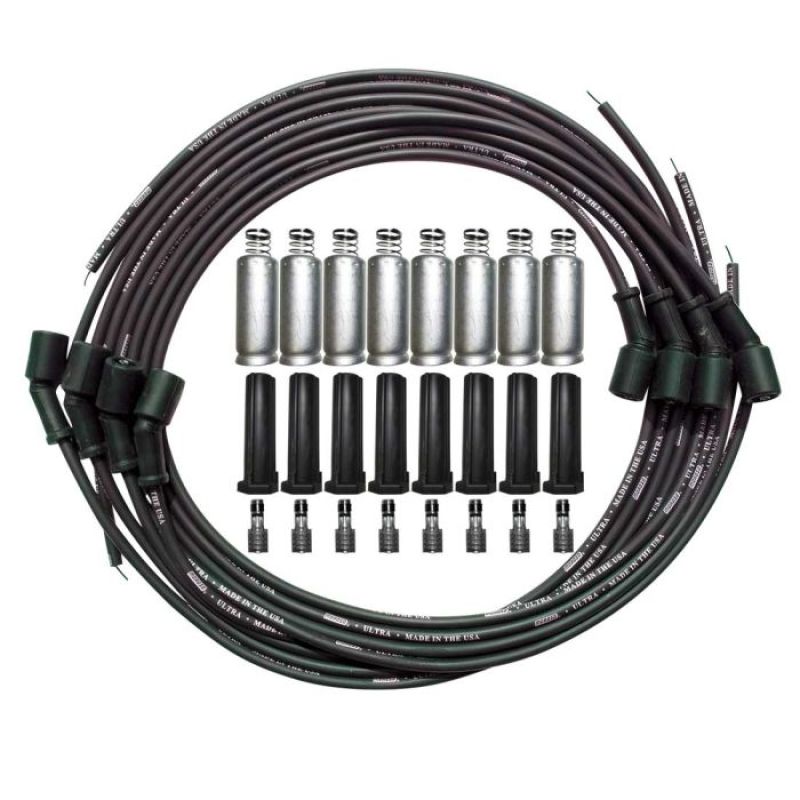 Moroso Ultra 8mm Plug Wire Set - Universal GM LS - Black