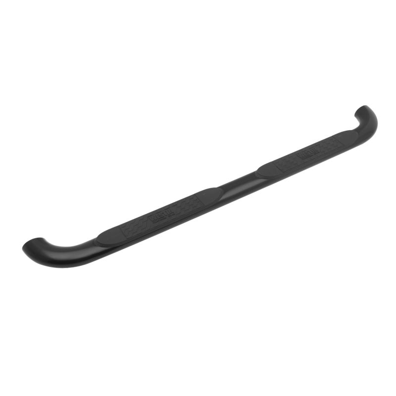 Westin Platinum 4 in Oval Bent Step Bars - Black Powder Coat - Crew Cab - Dodge Ram Fullsize Truck 2002-09 - Pair