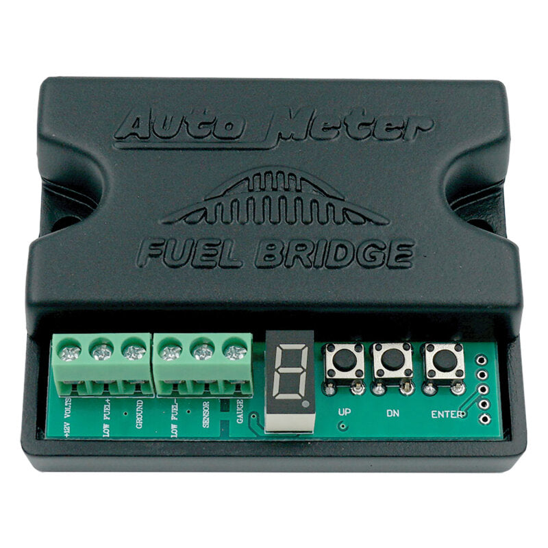 Auto Meter Fuel Gauge Bridge Module - Plastic - Black