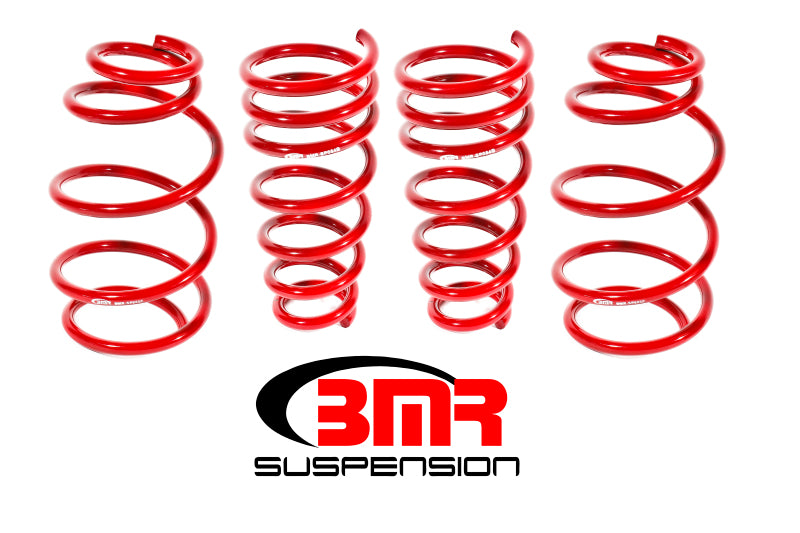 BMR Suspension Lowering Springs - 1.2" Drop - Red - 2010-15 Camaro