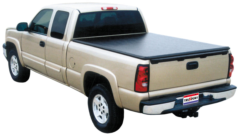 Truxedo Truxport Roll-Up Tonneau Cover - Hook and Loop Attachment - Vinyl Top - Black - 6 ft 6 in Bed - GM Fullsize Truck 1988-2000