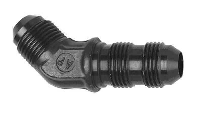 Fragola 45 Degree 8 AN Male to 8 AN Male Adapter - Black