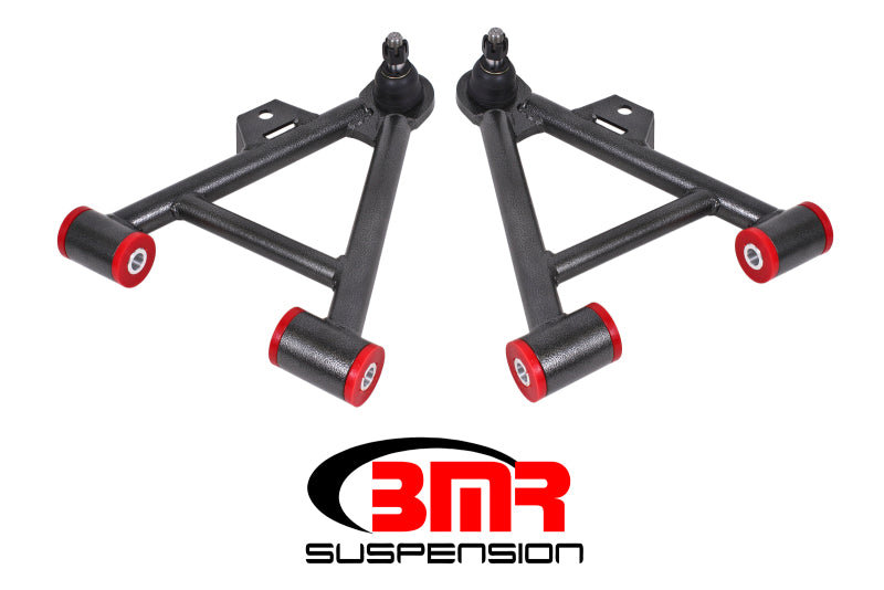 BMR Suspension Control Arm - Lower - Ball Joints/Rod Ends - Steel - Black Hammertone - (Pair)