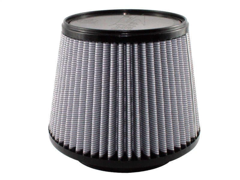 aFe Power Magnum FLOW Pro DRY S Clamp-On Air Filter Element - Conical - 9 in Base Diameter - 7 in Top Diameter - 7 in Tall - 6 in Flange - Synthetic - White - Universal 21-90038