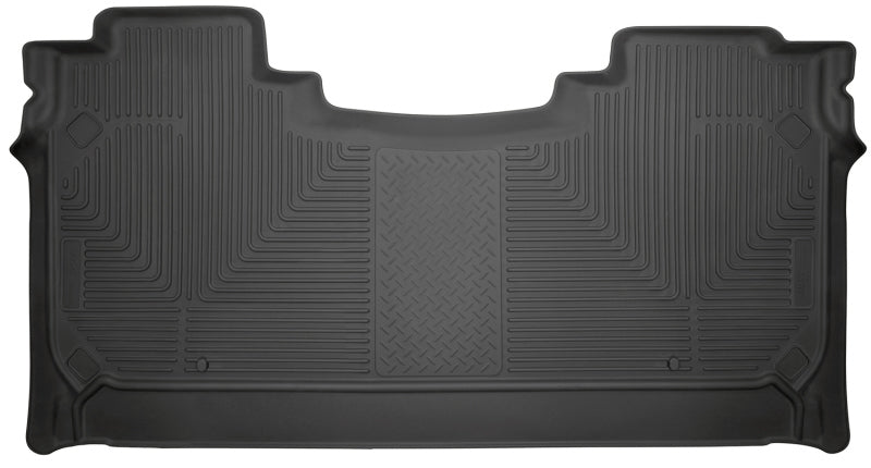 Husky Liners WeatherBeater 2nd Row Floor Liner - Black - Crew Cab - Dodge Ram Fullsize Truck 2019