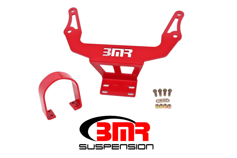 BMR Suspension Drive Shaft Loop - Steel - Red Powder Coat