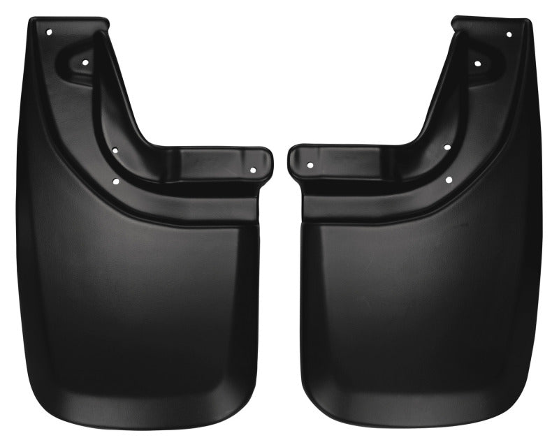 Husky Liners Rear Mud Flap Plastic Black/Textured Toyota Tacoma 2005-14 - Pair