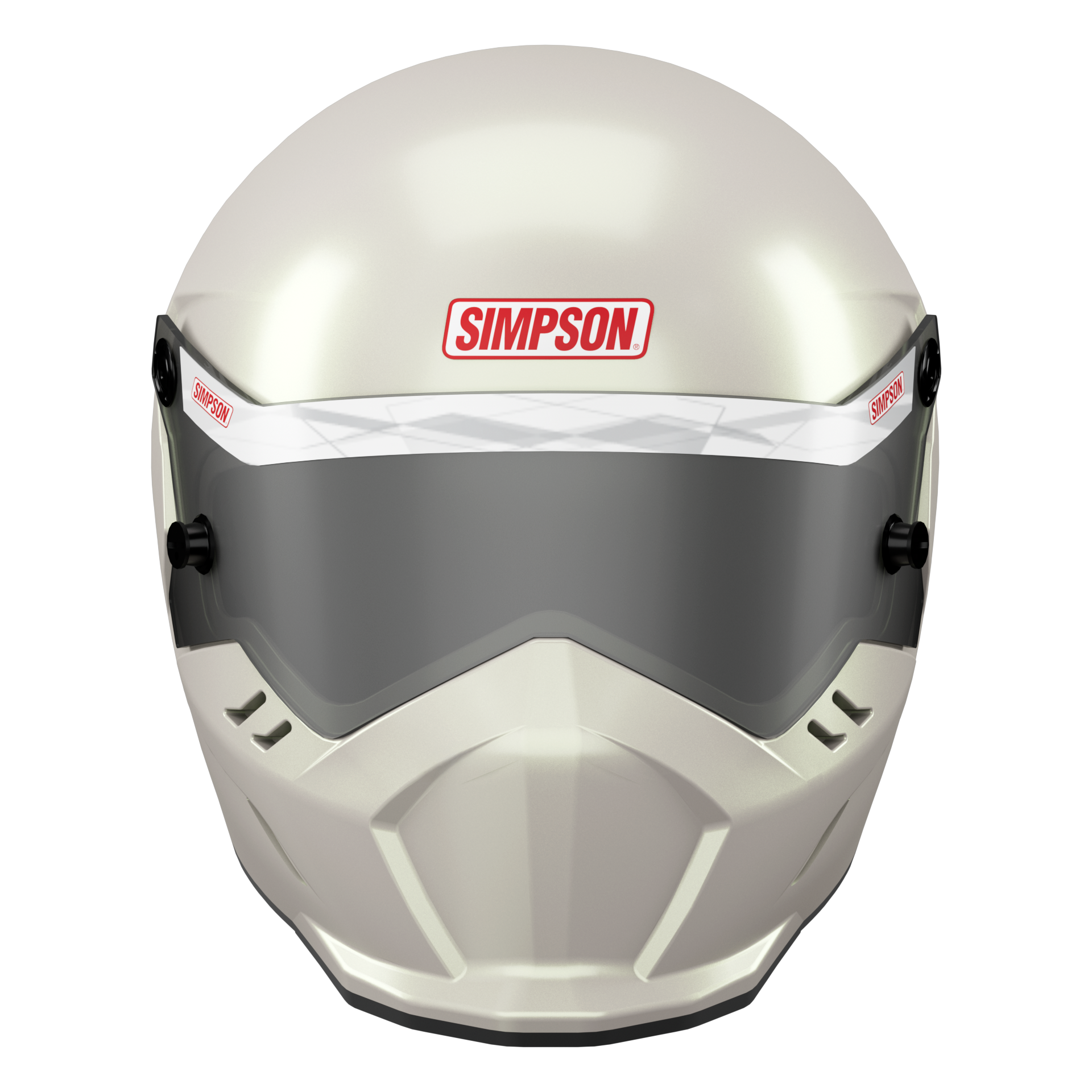 Simpson Kingsnake Helmet - Pearl White