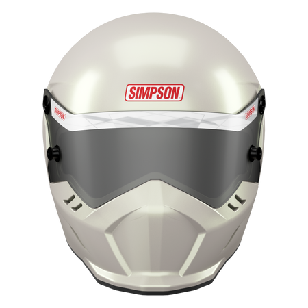 Simpson Kingsnake Helmet - Pearl White