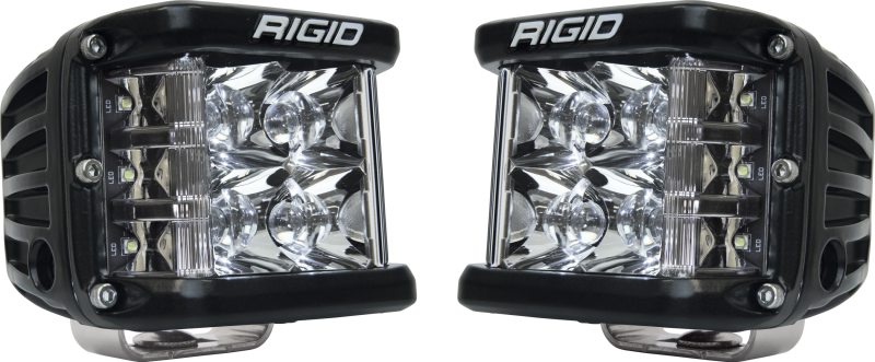 Rigid Industries D-SS Pro LED Light Assembly - Spot - 47 Watts - 4 White LED - 3 x 4" - Surface Mount - Aluminum - Black - Universal - (Pair)