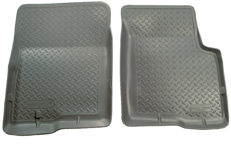 Husky Liners Classic Style Front Floor Liner - Gray - Crew Cab - Toyota Fullsize Truck 2001-04 - Pair