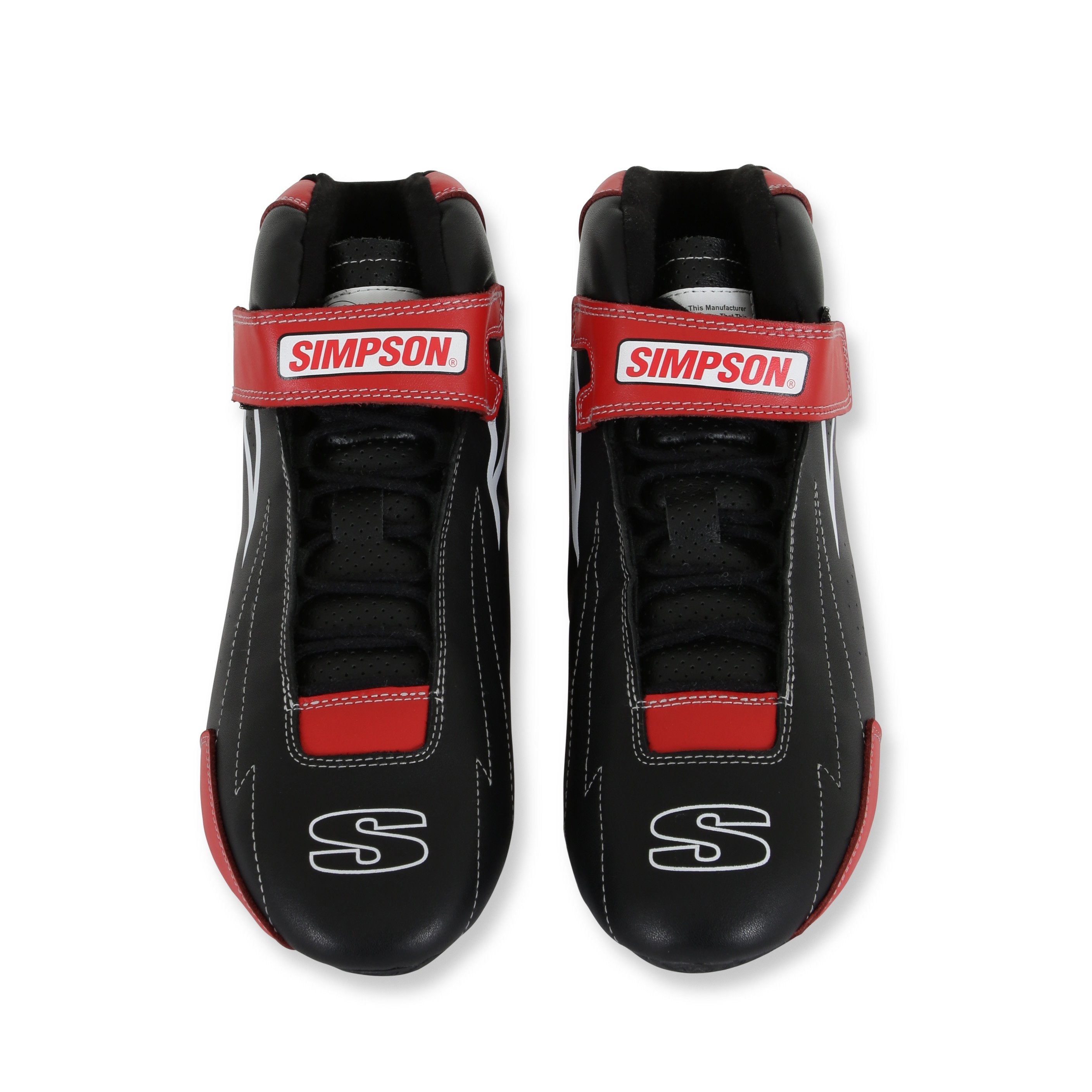 Simpson Supercoil Shoe - Black/Red