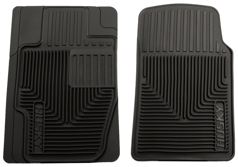 Husky Liners Heavy Duty Front Floor Mat - Rubber - Black - Various Applications 51111 - Pair